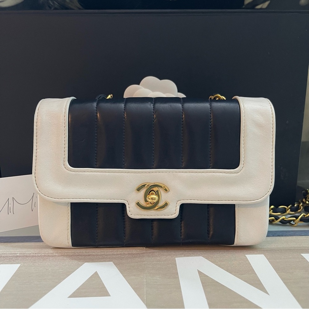 Mini mademoiselle single flap bag